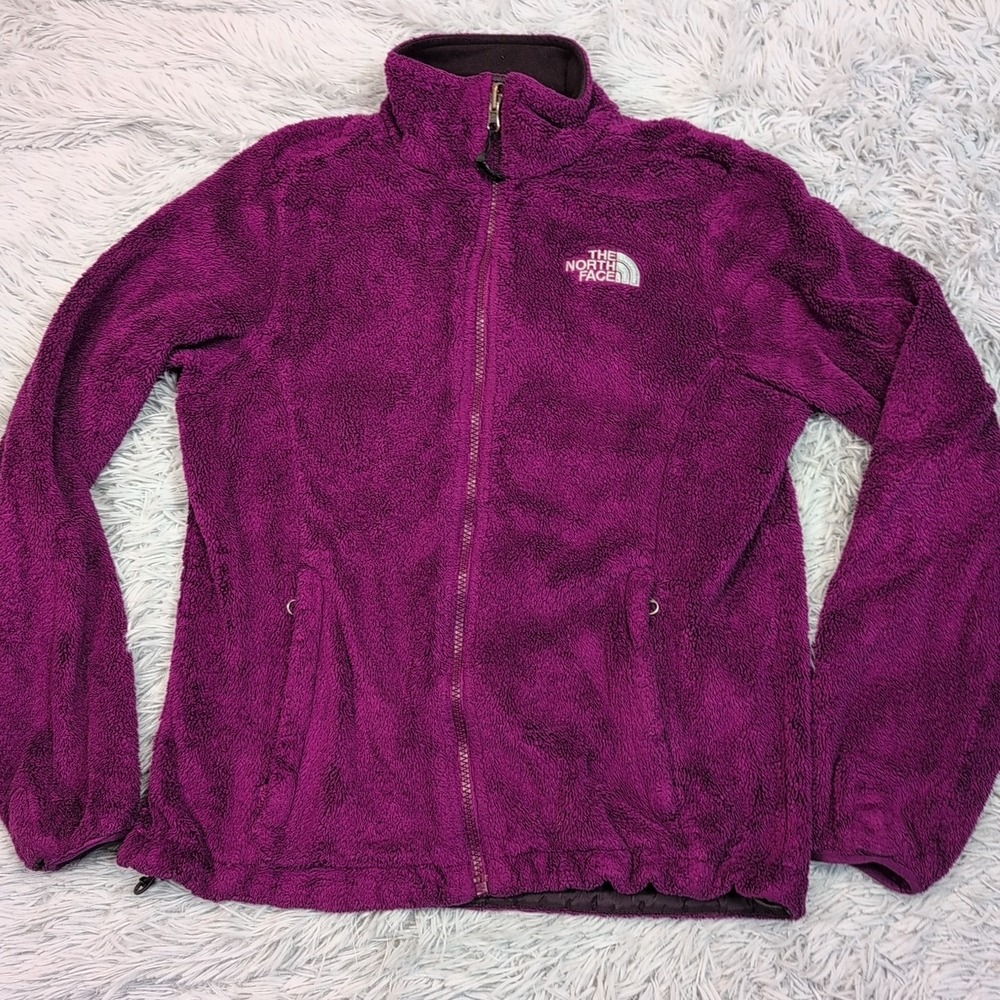 The North Face Jacket Womens S Purple Cozy Soft Zip Up Pockets‎ Fleece Comfort